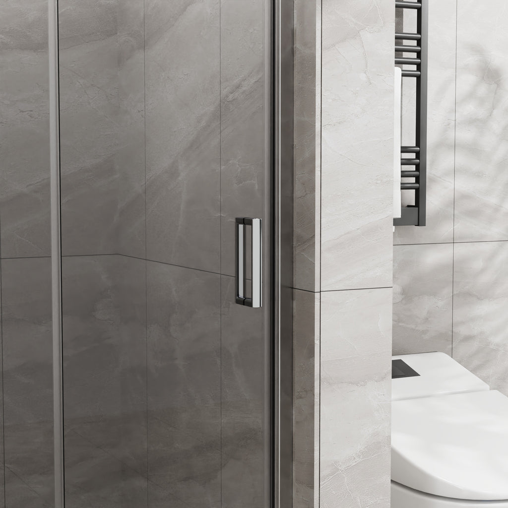 Goodyo 36"x 72" Bifold Frameless Glass Shower Door
