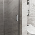 Goodyo 36"x 72" Bifold Frameless Glass Shower Door