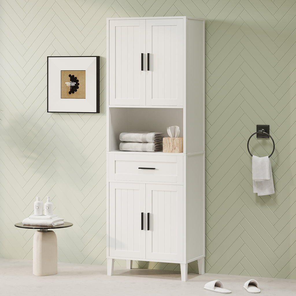 70.9" High Freestanding Tall Bathroom Cabinet