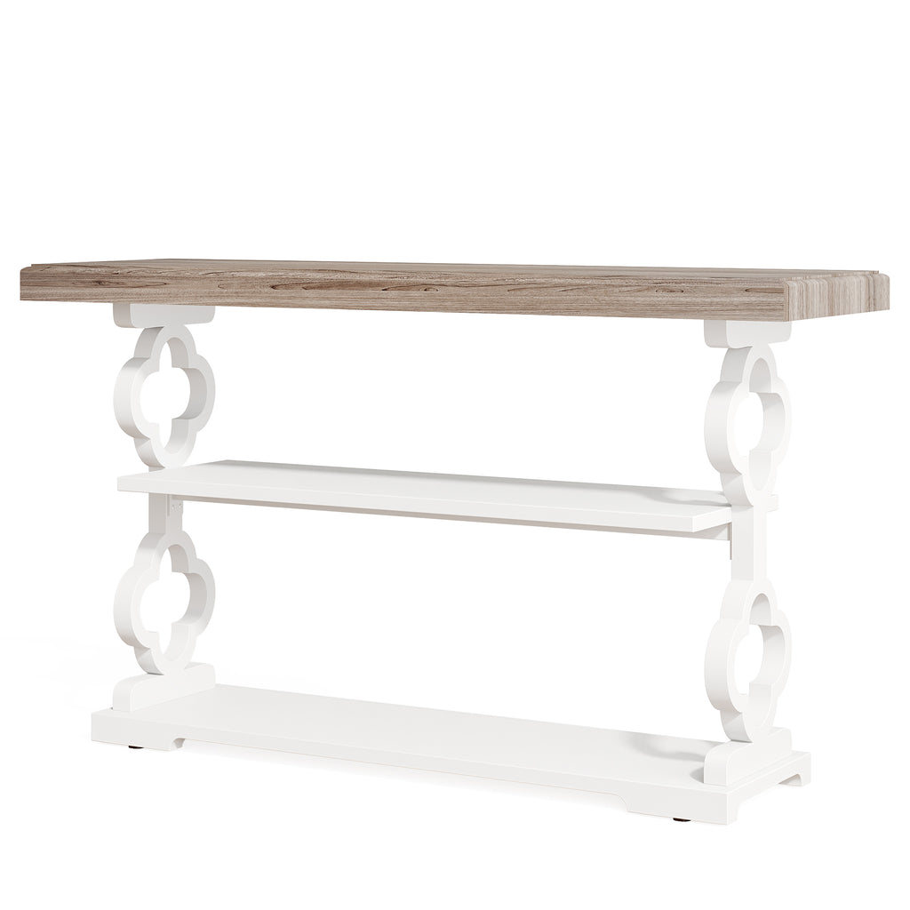 55" French Country Console Table