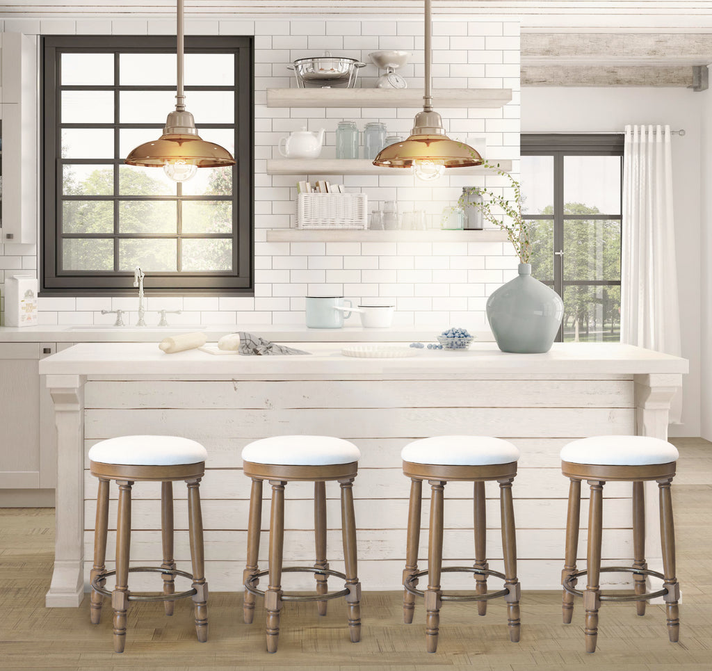 AGODY Bar Stools Set of 2, 26" Counter Height