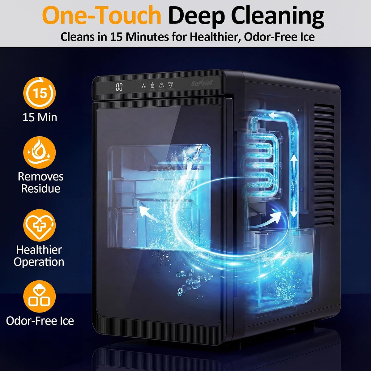 Compact Countertop Ice Maker