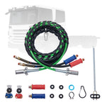 12FT Semi Truck Air Lines Kit with Glad Hands