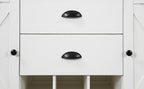 Brown and Antique White Sideboard