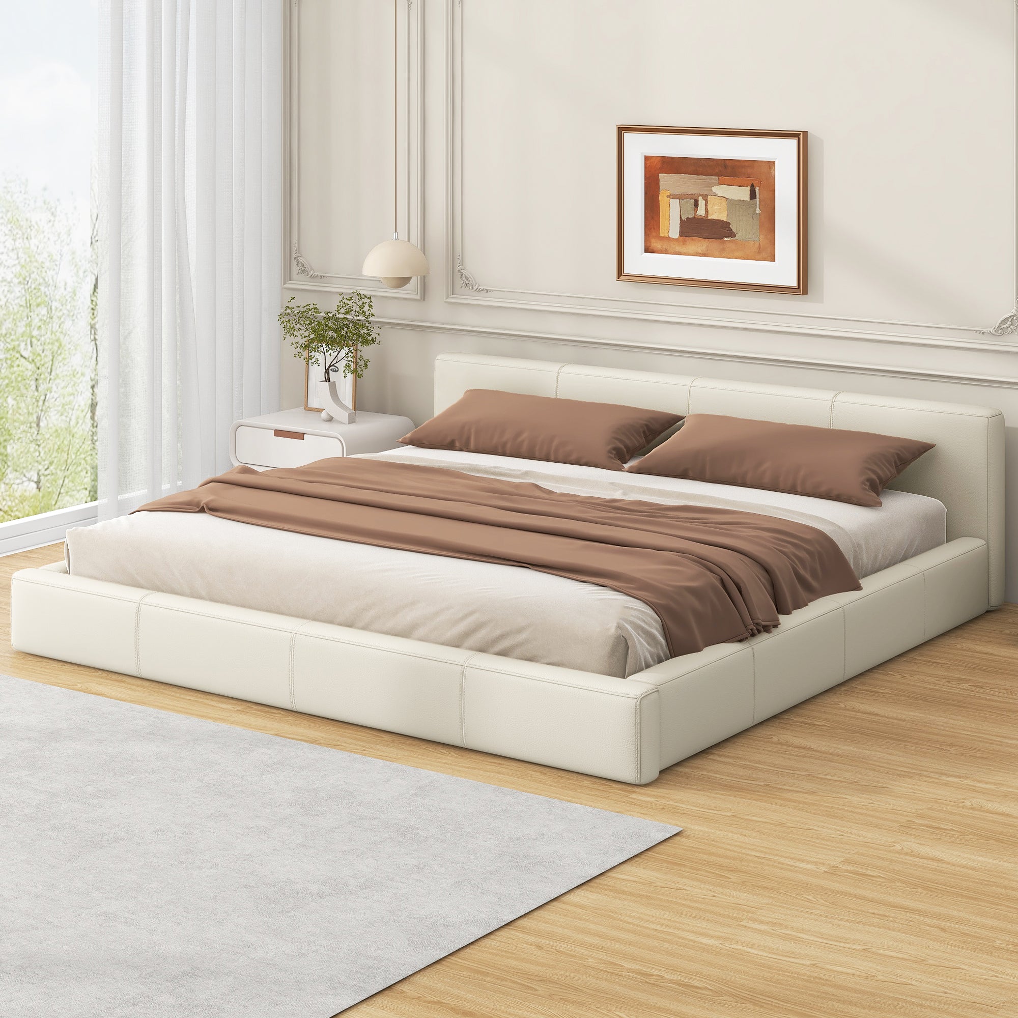 Stylish Upholstered Bed Frame