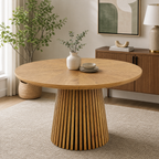 47.24" Oval Wooden Dining Table