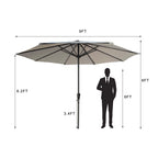 9' Outdoor Patio Aluminum Umbrella