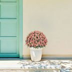 24-Inch Artificial Rose Decoration in Pink