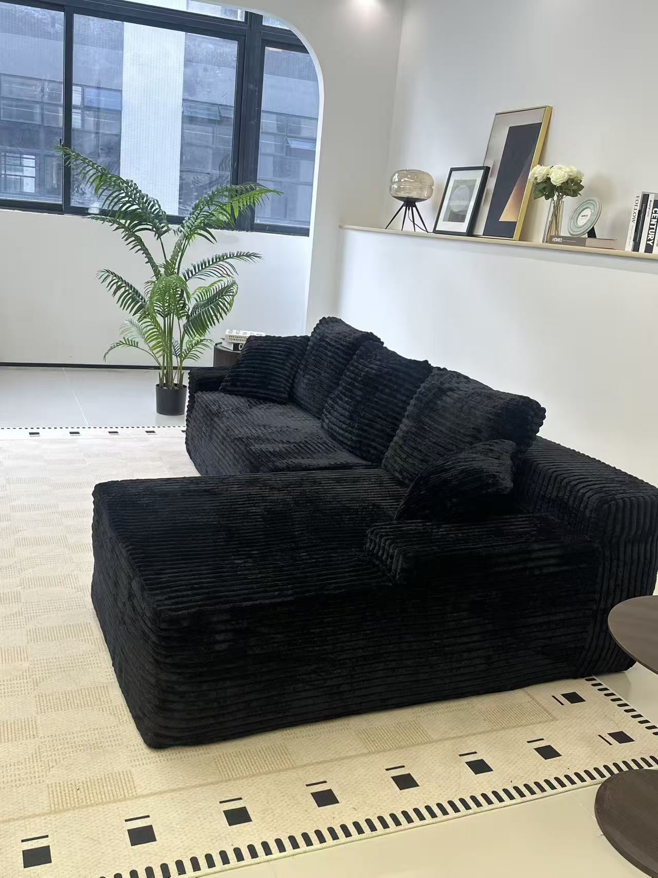96" Compressed L-Shape Sofa