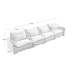 4 Seater Deep Seat Couches for Living Room