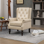 Wood Frame Armchair - Modern Accent Chair Lounge Chair