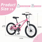 ZUKKA 20 Inch Mountain Bike for Boys and Girls