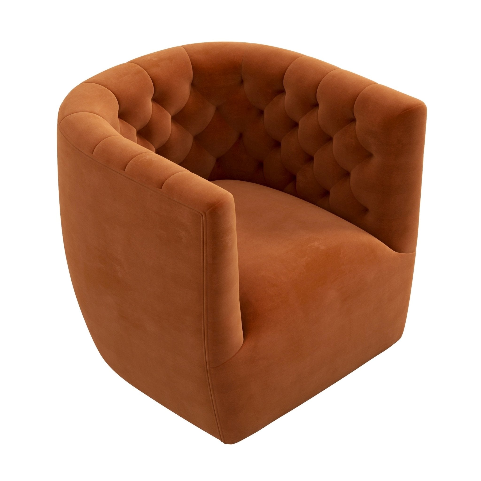 Delaney Burnt Accent Chair