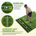 5'x4' Golf Hitting Mat with Guide Line