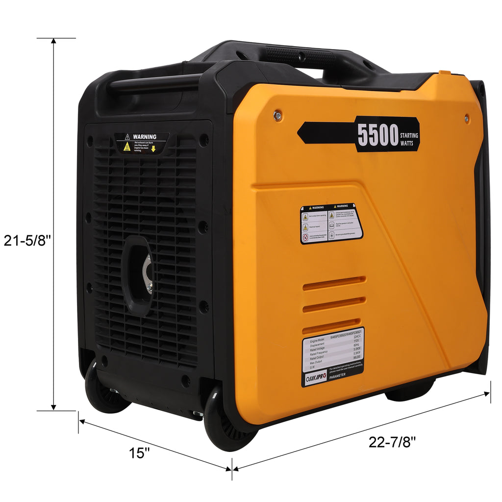 Super Quiet 5.5KW Inverter Generator