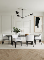 Gansevoort Wood Vegan Leather Armchair