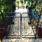 Metal Garden Arch with Gate