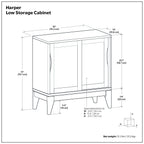 Harper Low Storage Cabinet