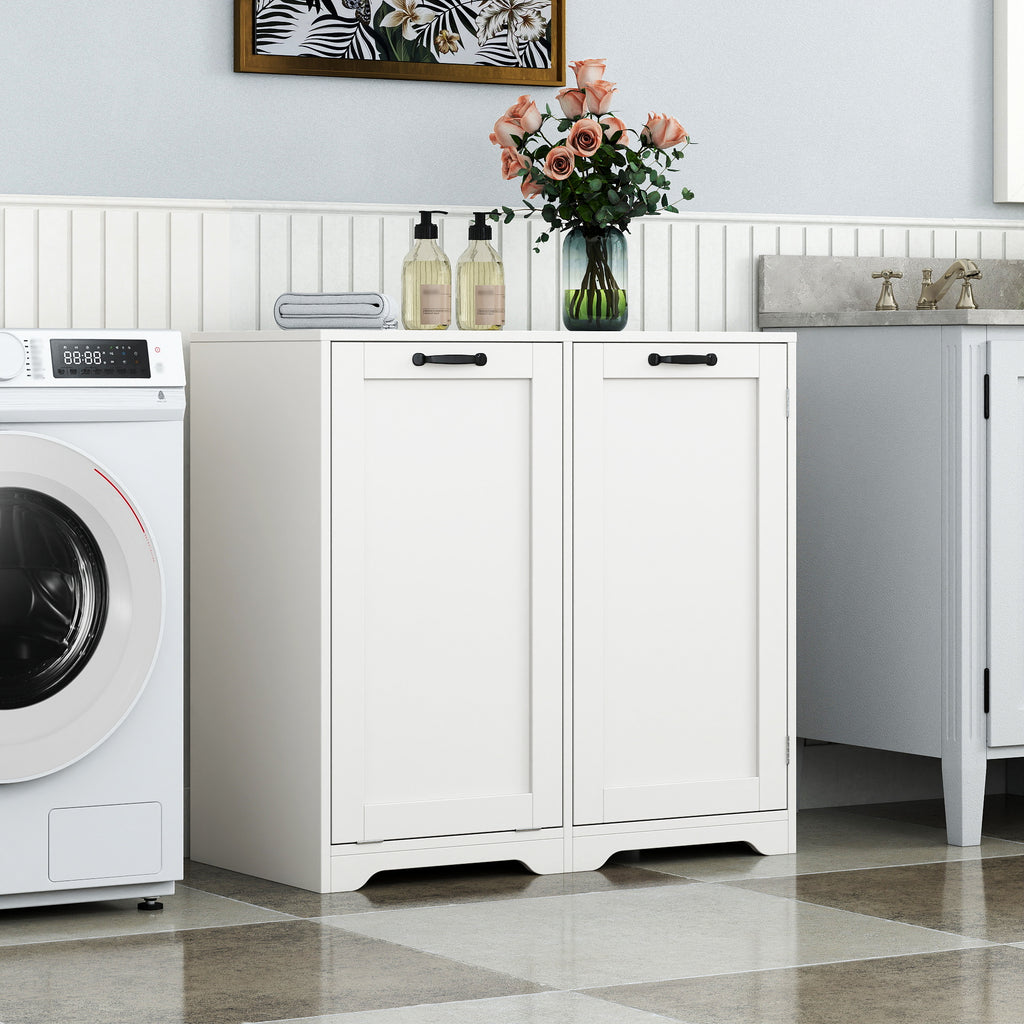 Laundry Cabinet with Doors and Adjustable Shelf