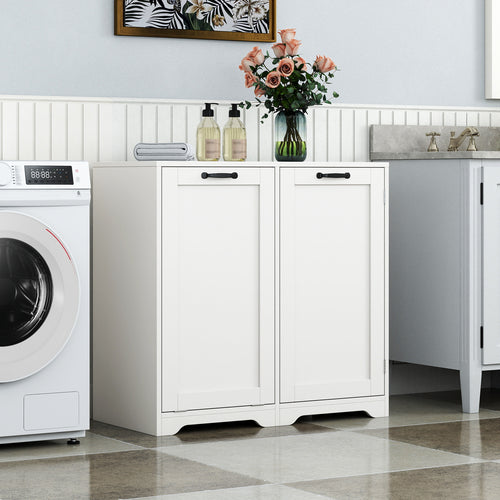 Laundry Cabinet with Doors and Adjustable Shelf
