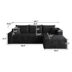 95" Cloud Sectional Sofa
