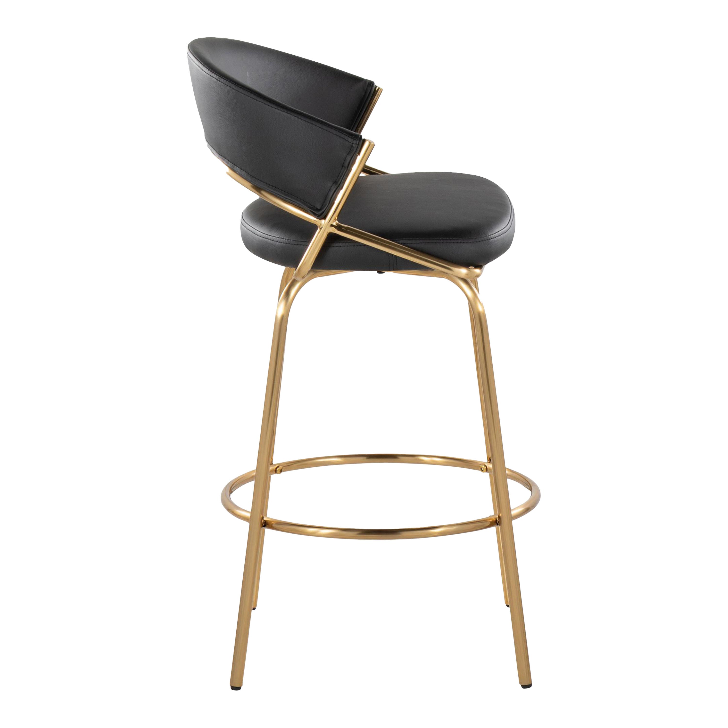 Jie Fixed-Height Contemporary Counter Stool with Swivel