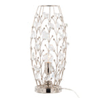 Crystal Buds 18" Contemporary Metal Uplight Lamp