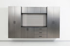 Astro Series 32 in. W x 28 in. H x 20 in. D Metal Wall Mounted Base Door Storage Cabinet