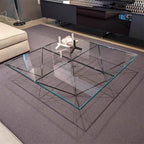 Square Tempered Glass Table Top