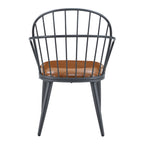 Indoor Upholstered Dining Set With Metal Legs (Set of 4)