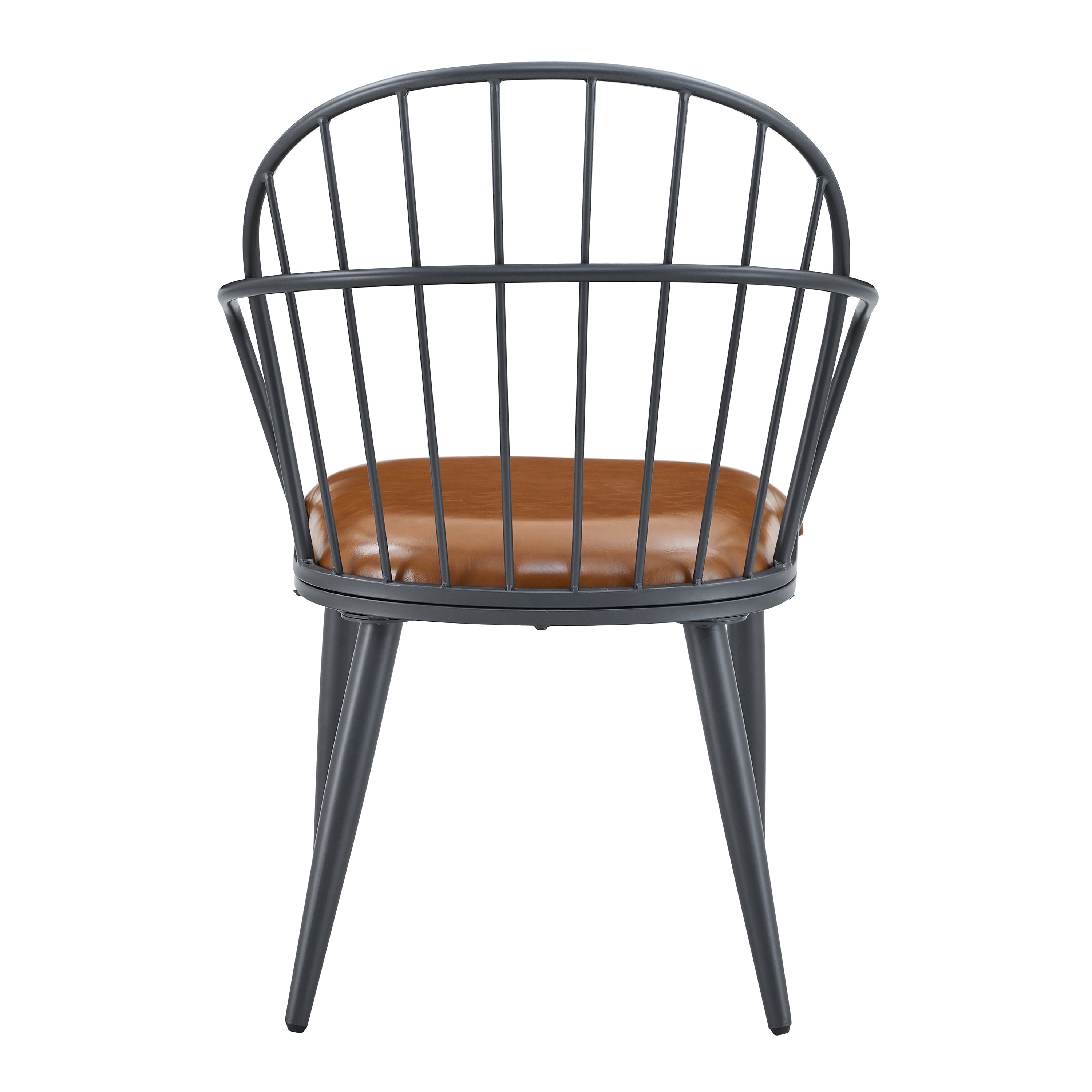Indoor Upholstered Dining Set With Metal Legs (Set of 4)