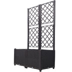 Poly Rattan Garden Planter