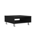 Coffee Table with 1 Shelf and 4 Legs