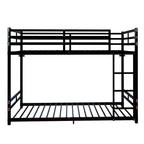 Bunk Bed with Ladder and High Guardrail