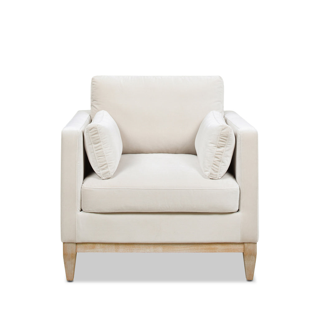 Knox 36" Modern Farmhouse Arm Chair, French