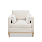 Knox 36" Modern Farmhouse Arm Chair, French