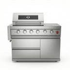 75300 BTU 6 Burners Deluxe Stainless Steel Gas Outdoor Kitchen Barbecue Island Grill