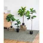 25x25x52"H Fiddle Fig Leaf Tree, 40 Leaves