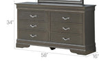 Sophisticated Metallic Dresser