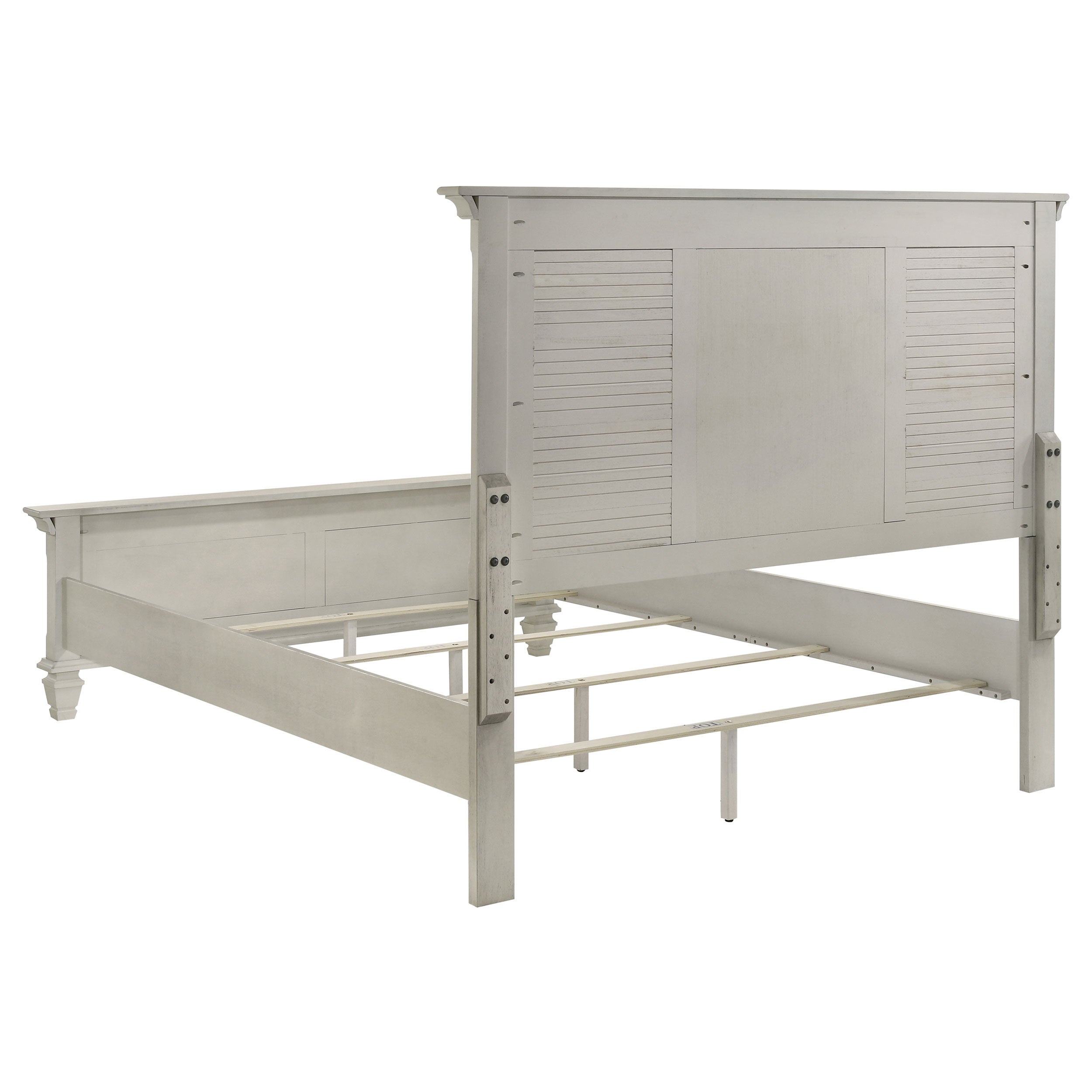 Hazelwood Distressed Wood Panel Bed