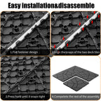 Stone Style 12" Patio Deck Tiles