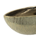 Ceramic Planter Bowl with Textured Finish