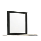 Opel Modern Beveled Bedroom Mirror with Deep Frame Profile