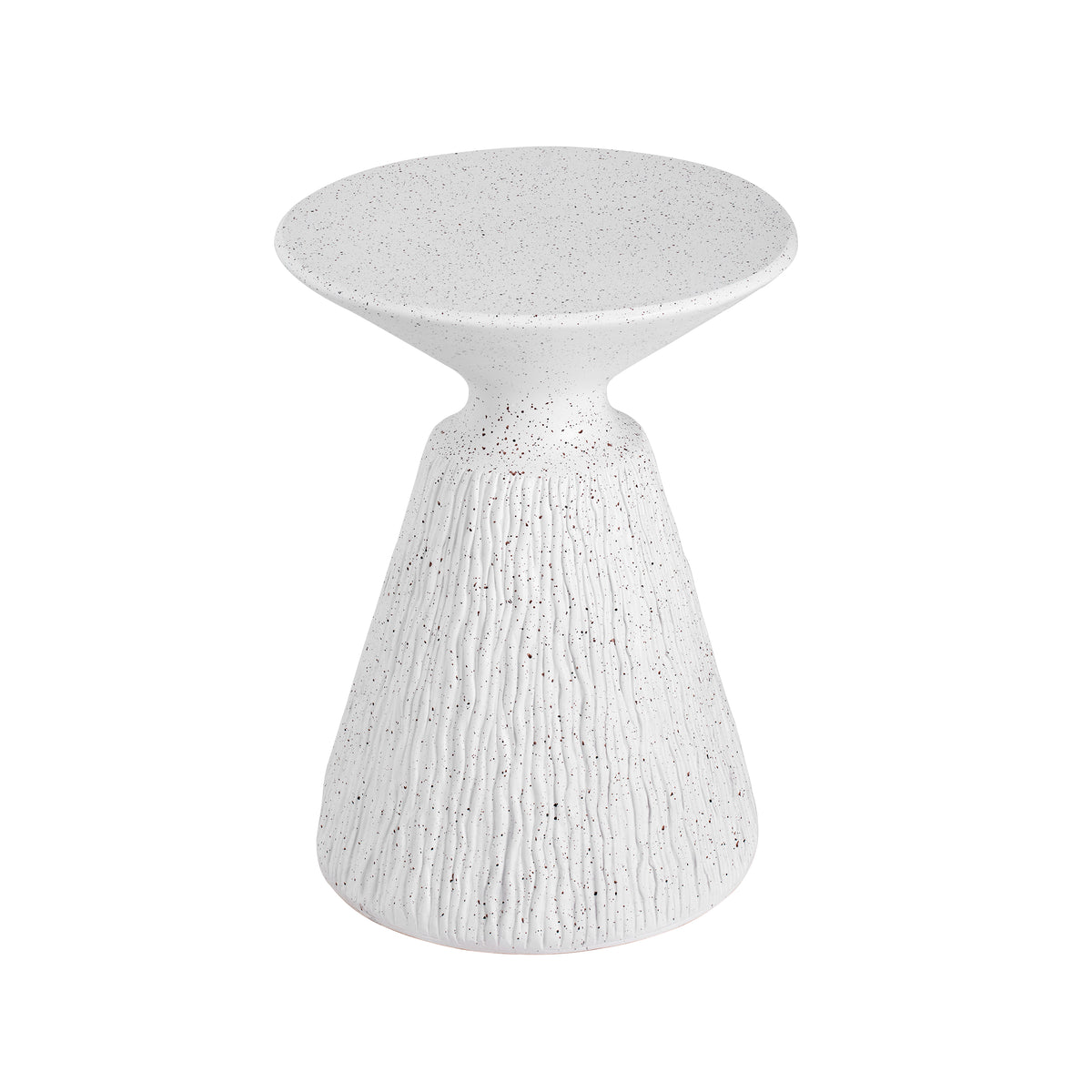 Retro Speckled Textured MGO Side Table