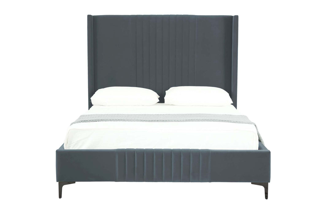 Promenade Upholstered Velvet Queen Bed
