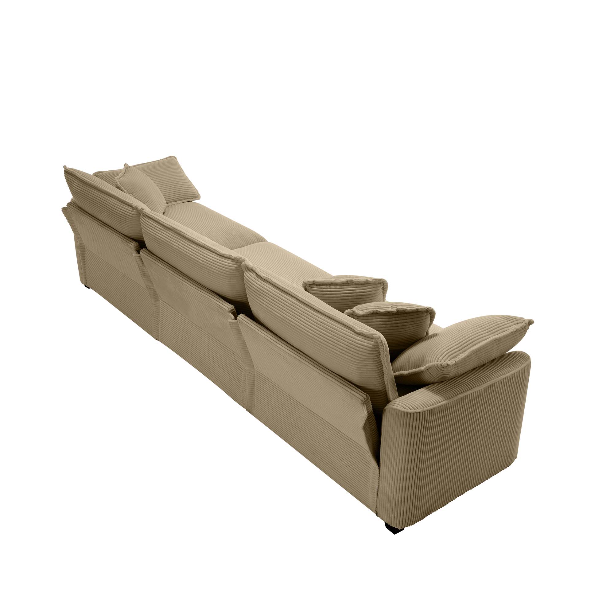 3 Piece Oversized Sectional Sofa
