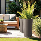 2 Pack Tall 21.7 in Planters for Outdoor Plants