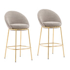 Celano Indoor Metal Upholstered Barstool