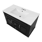 36" Single Bathroom Basin Sink, Vanity Top Only