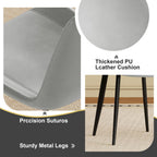 Modern Dining Chair Set of 4 Pieces with Floral Design